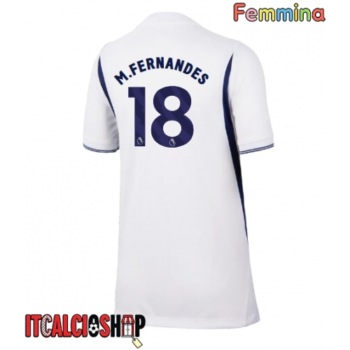 Tottenham Hotspur Mateus Fernandes #18 Prima Maglia Femmina 2026-27 Manica Corta